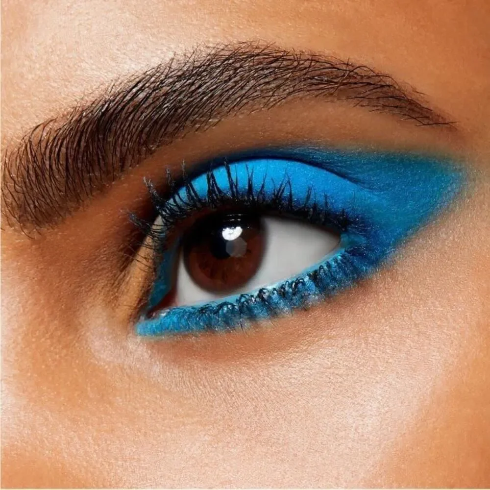 MAC TRIENNIAL WAVE Eye Shadow ~ Medium Blue Satin ~ Pro Palette Pan Refill